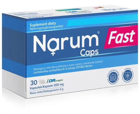 Narum Fast Caps ZDROWE JELITA