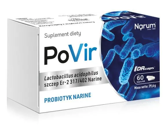 PoVir 400 mg | 60 kapsułek
